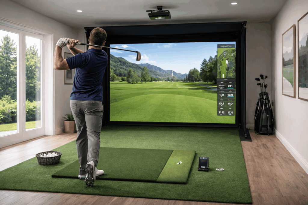 How we test golf simulators in this price tier