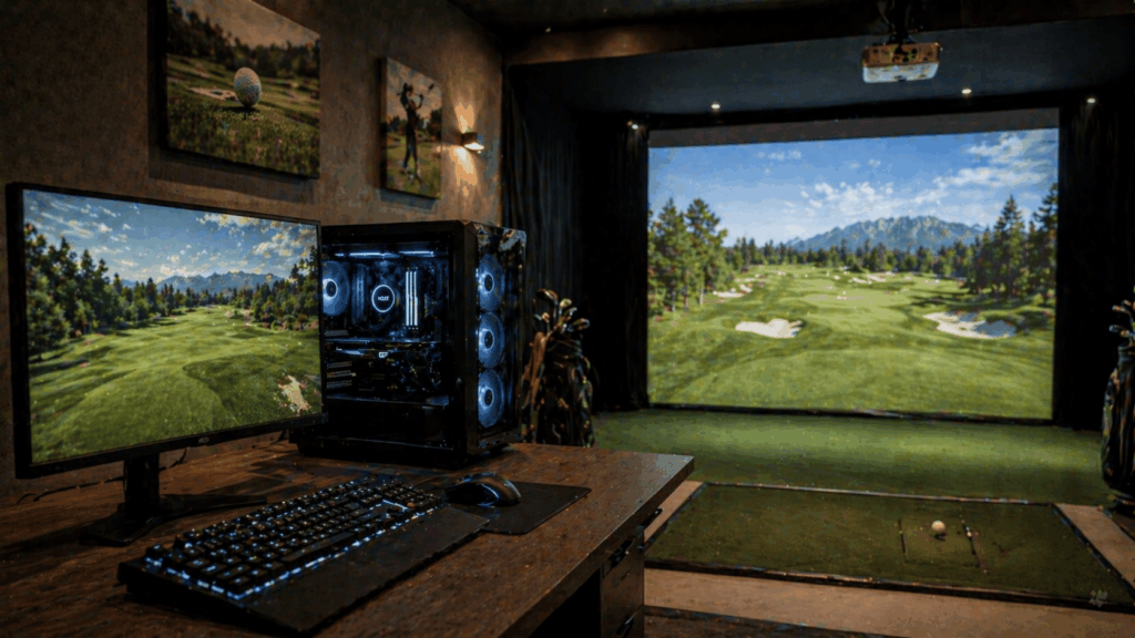Setup pc golf simulator