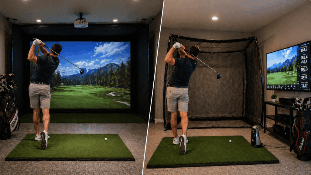The hybrid approach start with a net, upgrade to a screen