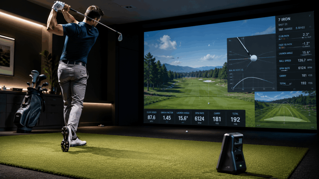 How we test launch monitors for indoor use
