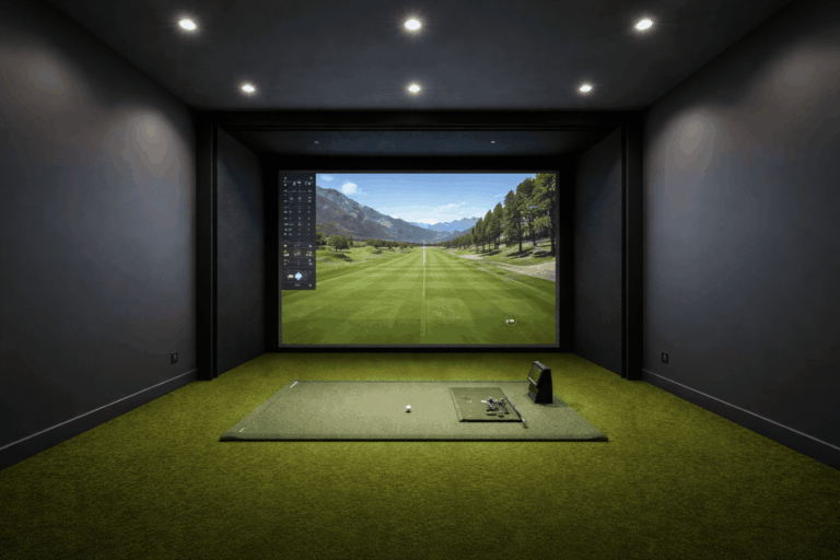 Golf Simulator Room Ideas
