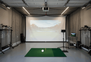 Install a golf simulator in your garage