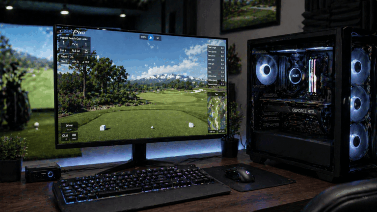 Pc golf simulator performance