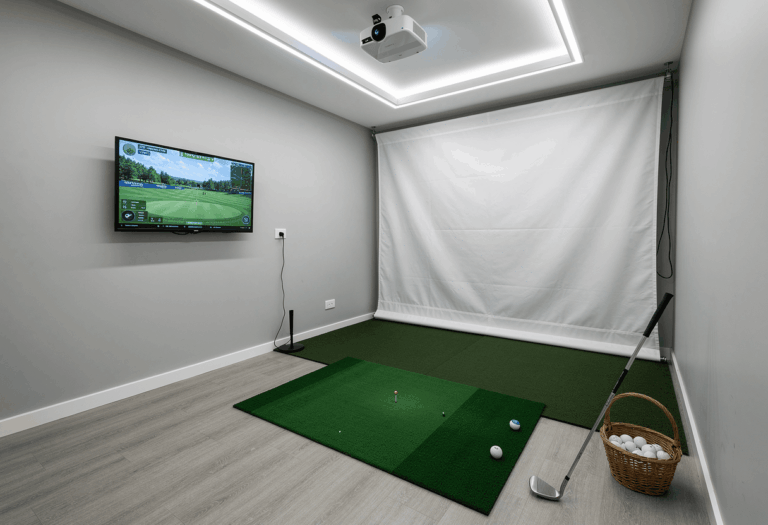 What 'small room' actually means for a golf simulator